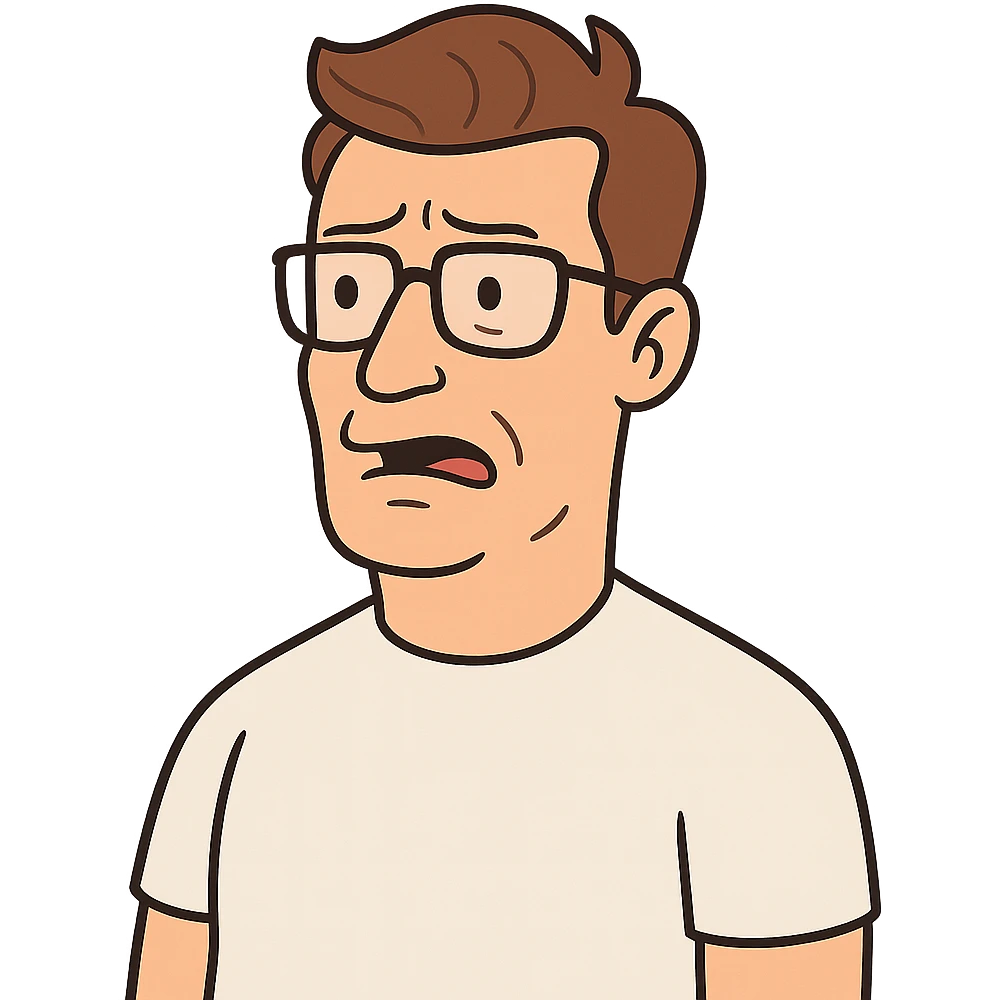 male with glasses, French cut hairstyle, brown hair emoji