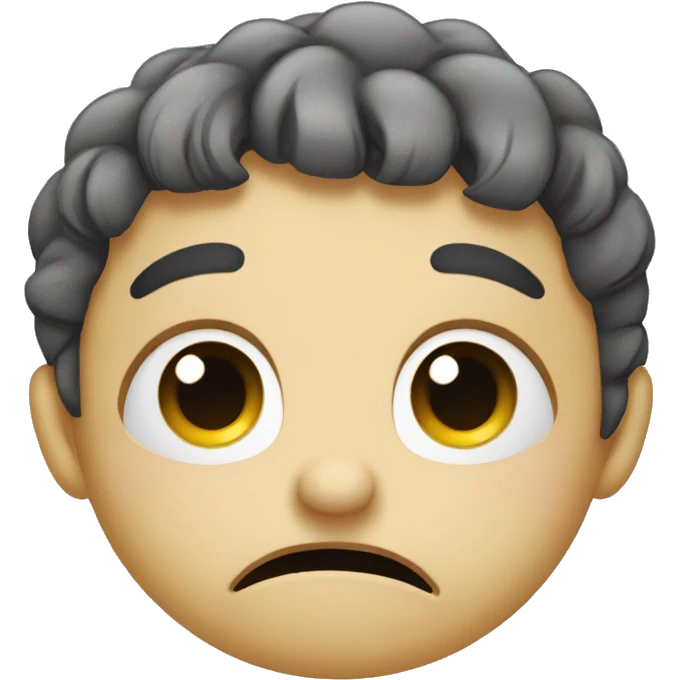 Sad happy loving face emoji