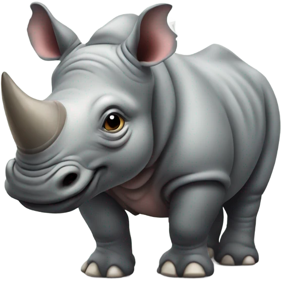 cute rhino emoji