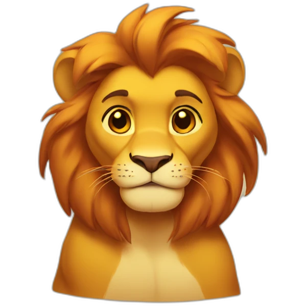 Simba emoji