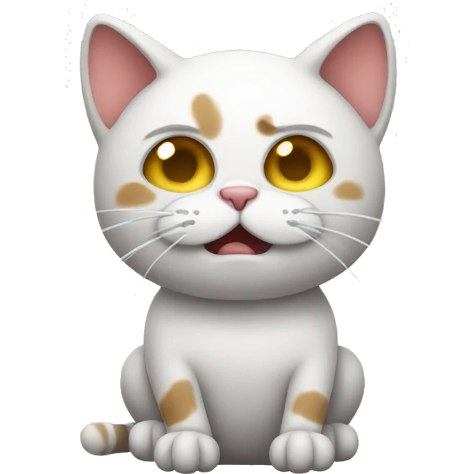 sick cat emoji