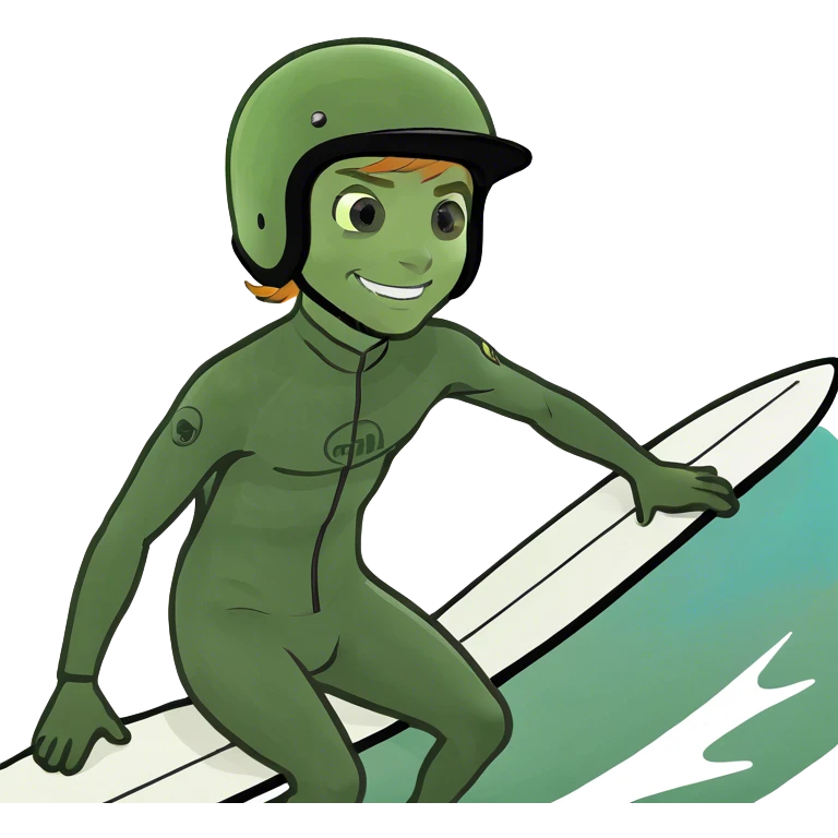 Ethan pacetti riding a surfboard emoji