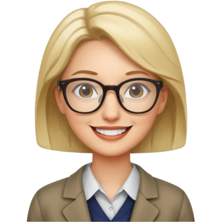 profesoară femeie  în picioare emoji