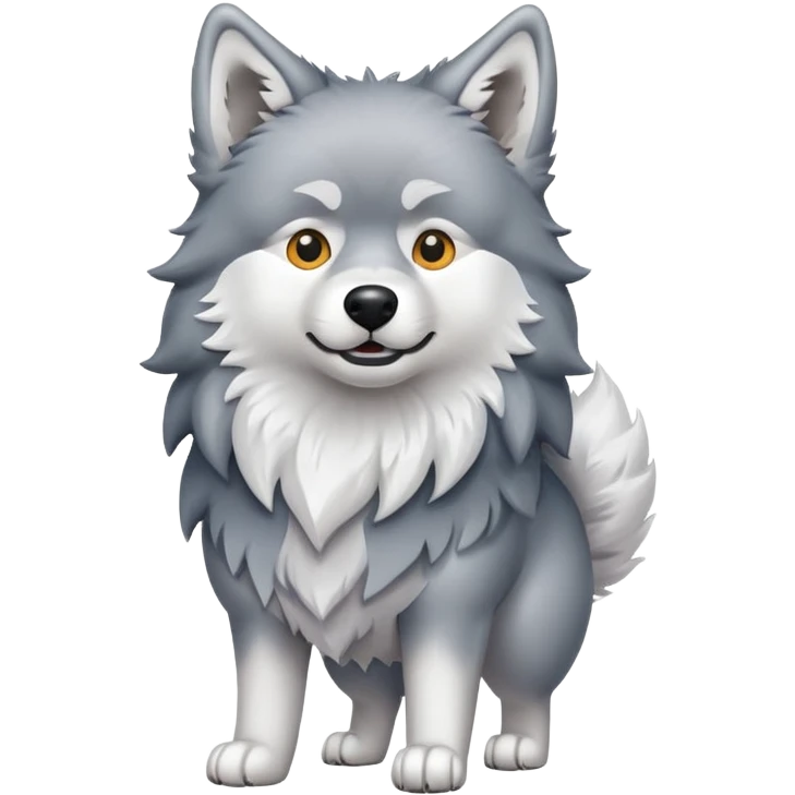 Wolf spitz emoji