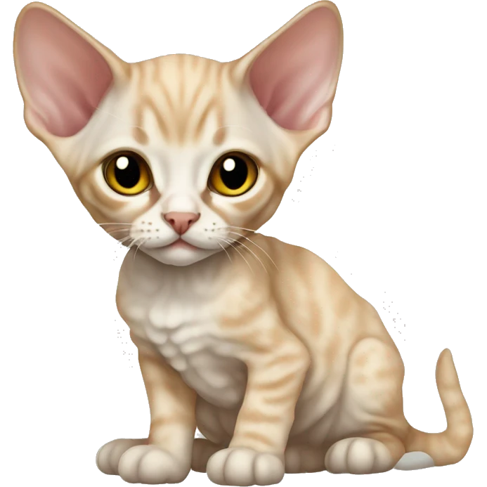 Devon rex kitten emoji