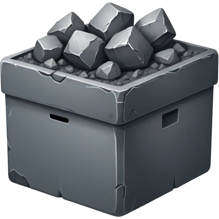 A box of rare earth ore emoji