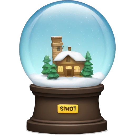 Snow globe  emoji