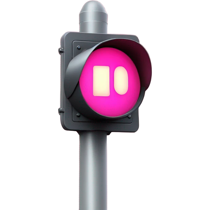 pink signal emoji