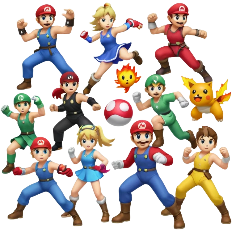 SUPER smash bros emoji