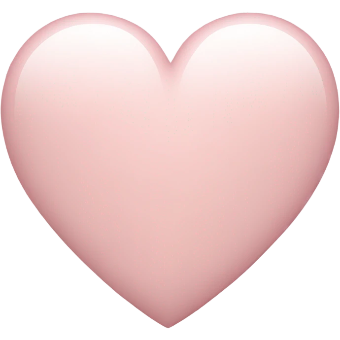 light pink heart  emoji