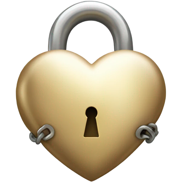 HEART WITH PADLOCK emoji