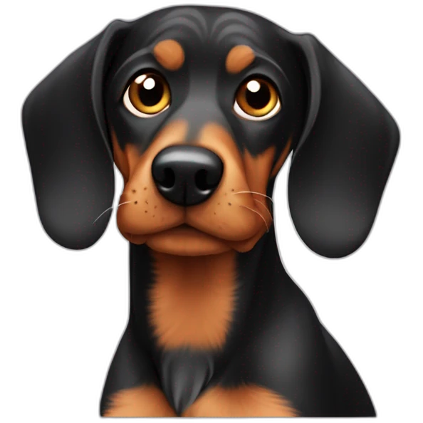 Teckel croise carlin emoji