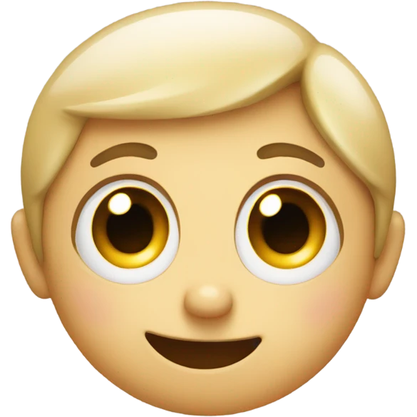 Shy emoji touching her ear  emoji