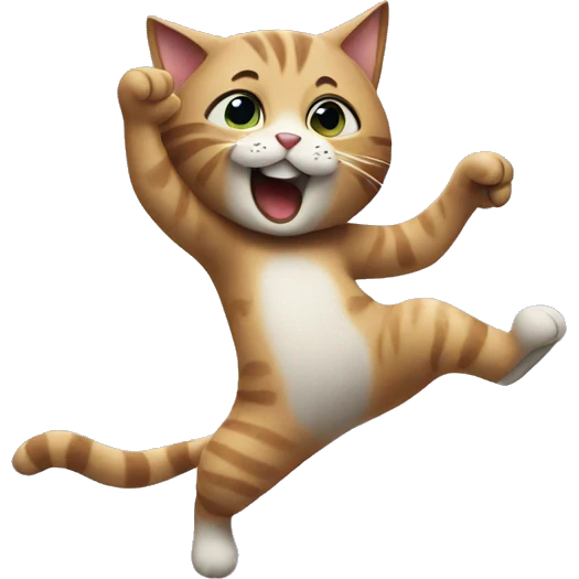 Cat dancing  emoji