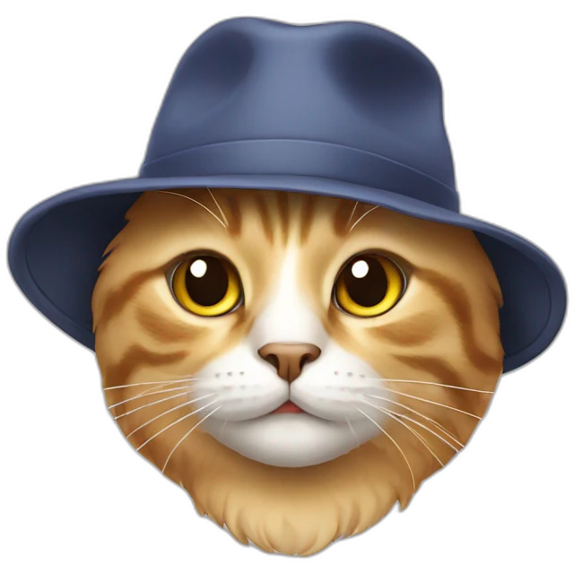 cat with a hat emoji