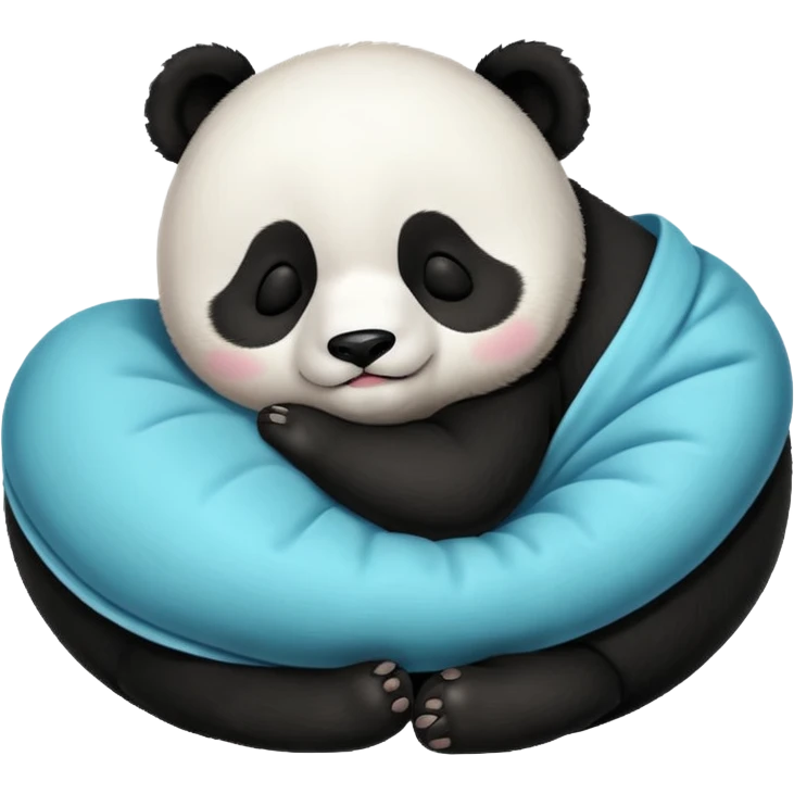 baby panda sleeping emoji
