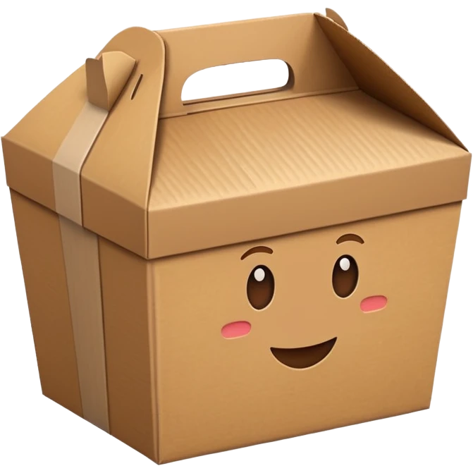 food take away box emoji