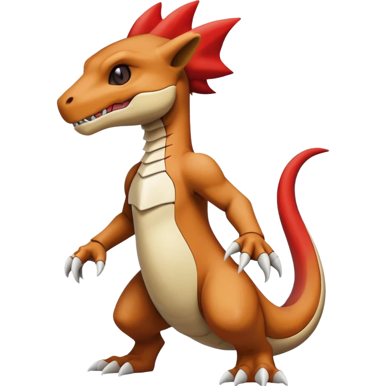 Cubone-Marowak-Charmeleon-Fakémon-creature (full body) emoji