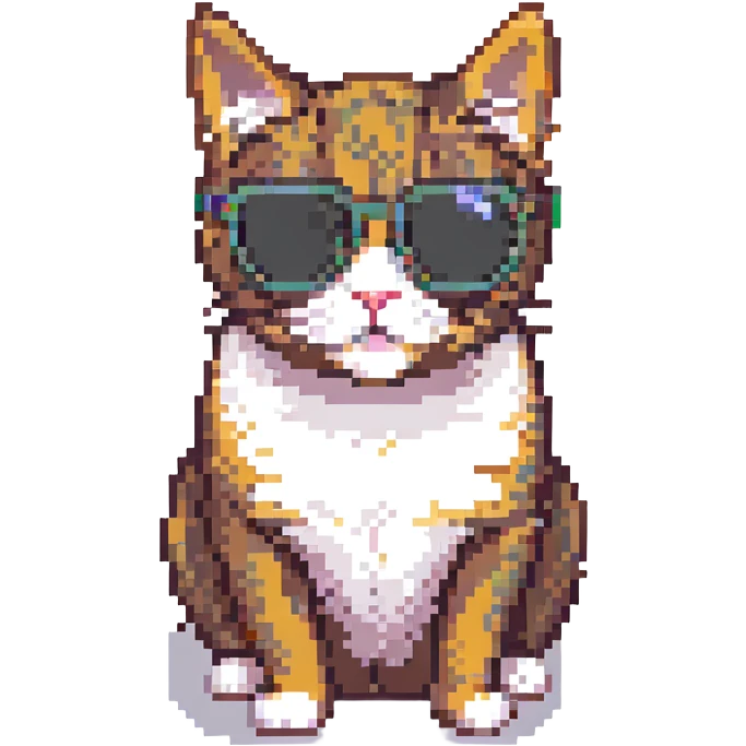 cat wearing sunglasses emoji