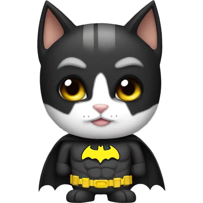 Cat Batman emoji