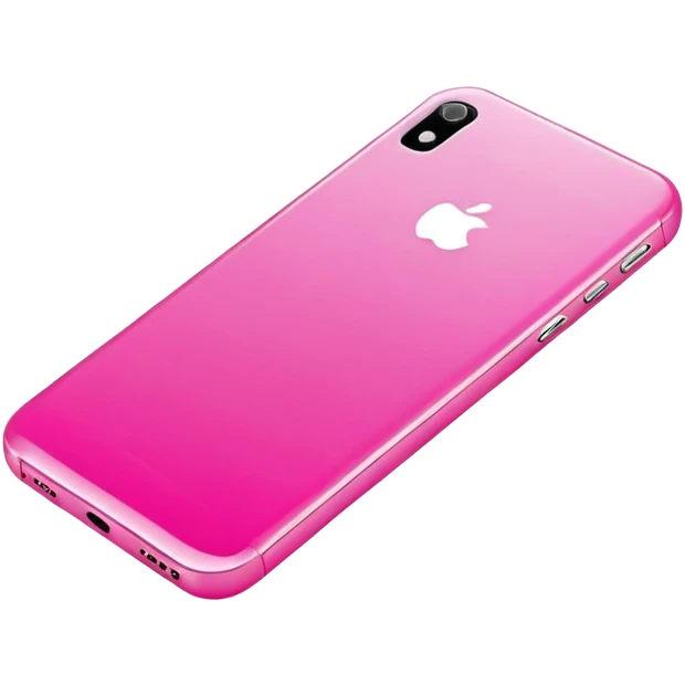 pink smartphone iOS style emoji