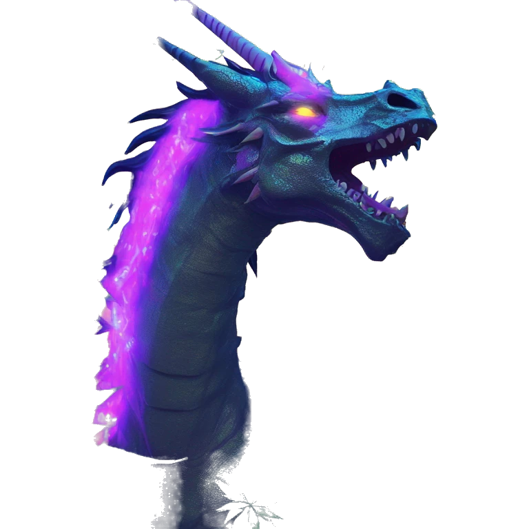 420 .Zombie_ Vaporwave black holographic oilslick zombie dragon unicorn smoking yellow caution tape hemp leaves unicorn Pegasus hemp plants emoji