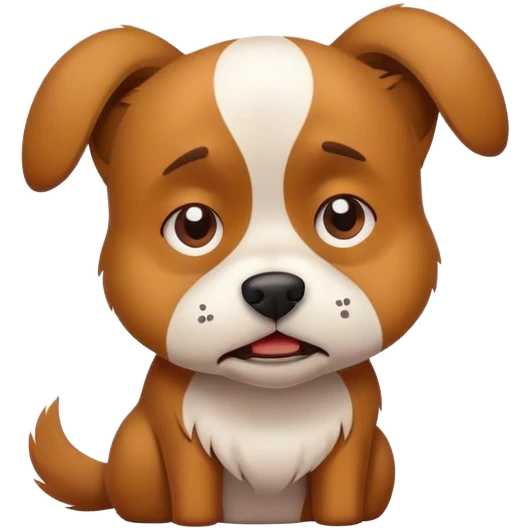 frustrated dog emoji