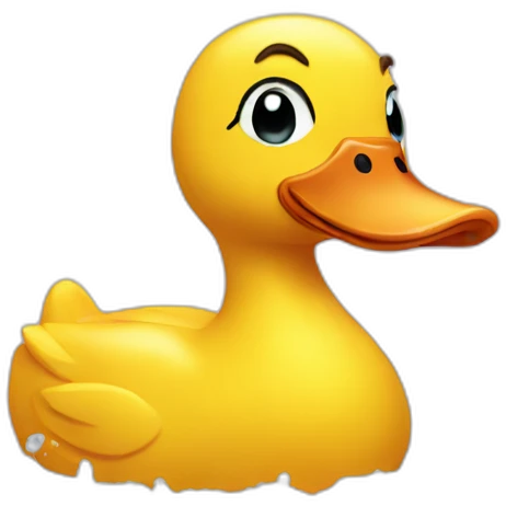 bathing duck emoji