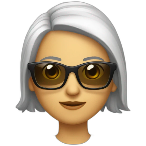 Lelis Vercellesi con gafas emoji