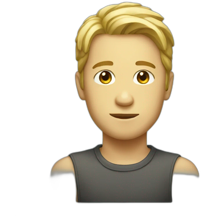 A glass boy emoji