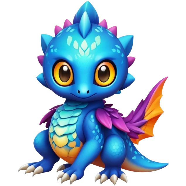 Exotic chibi Fakémon-creature emoji