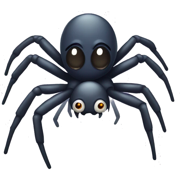 Friendly spider emoji