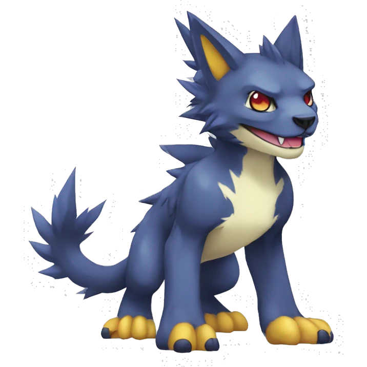  kawaii cool edgy Digimon-Fakemon-animal full body emoji