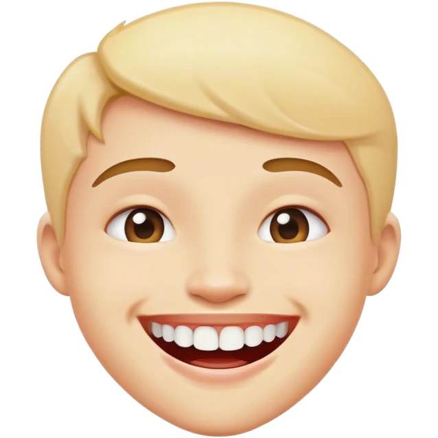 Smile with a gap emoji