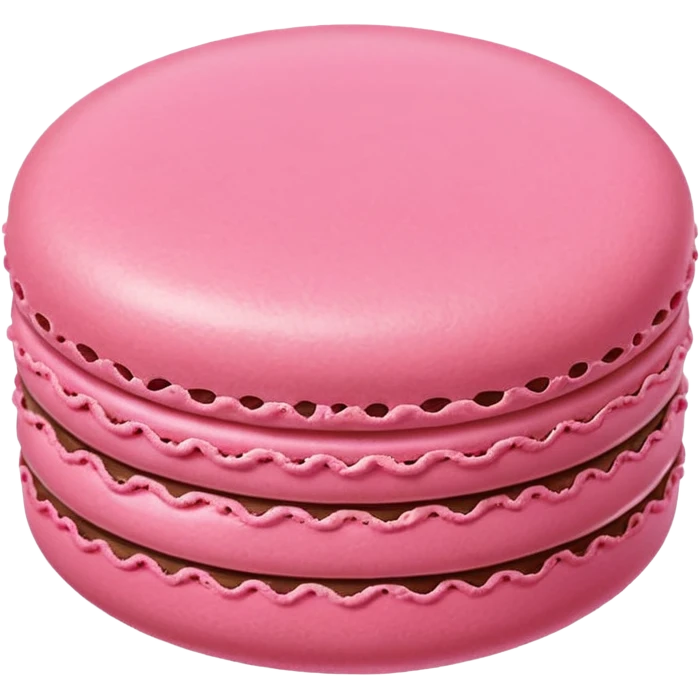 Pink cute macaron emoji