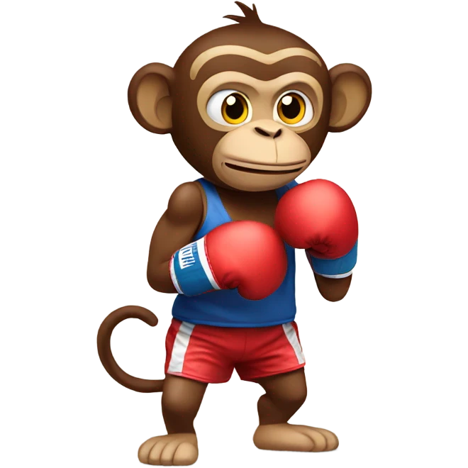 Boxing Monkey emoji