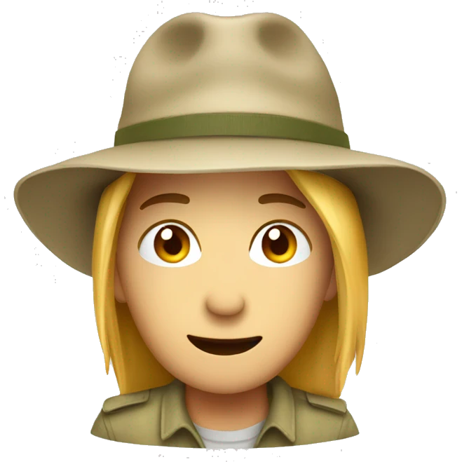 safari hat emoji