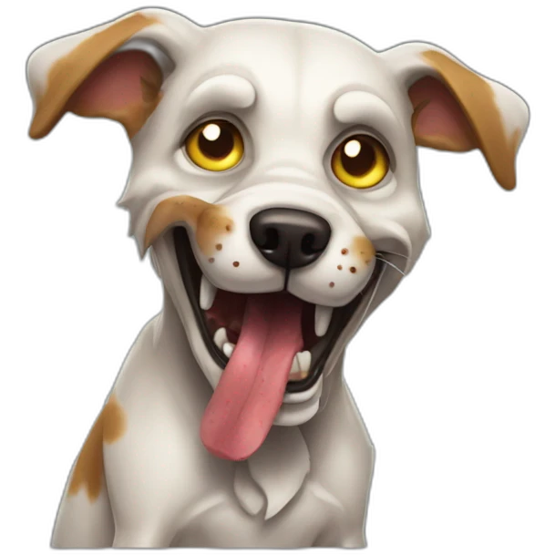 Zombie dog emoji