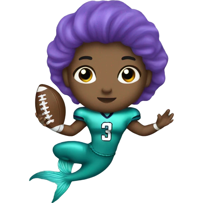 mermaid football emoji