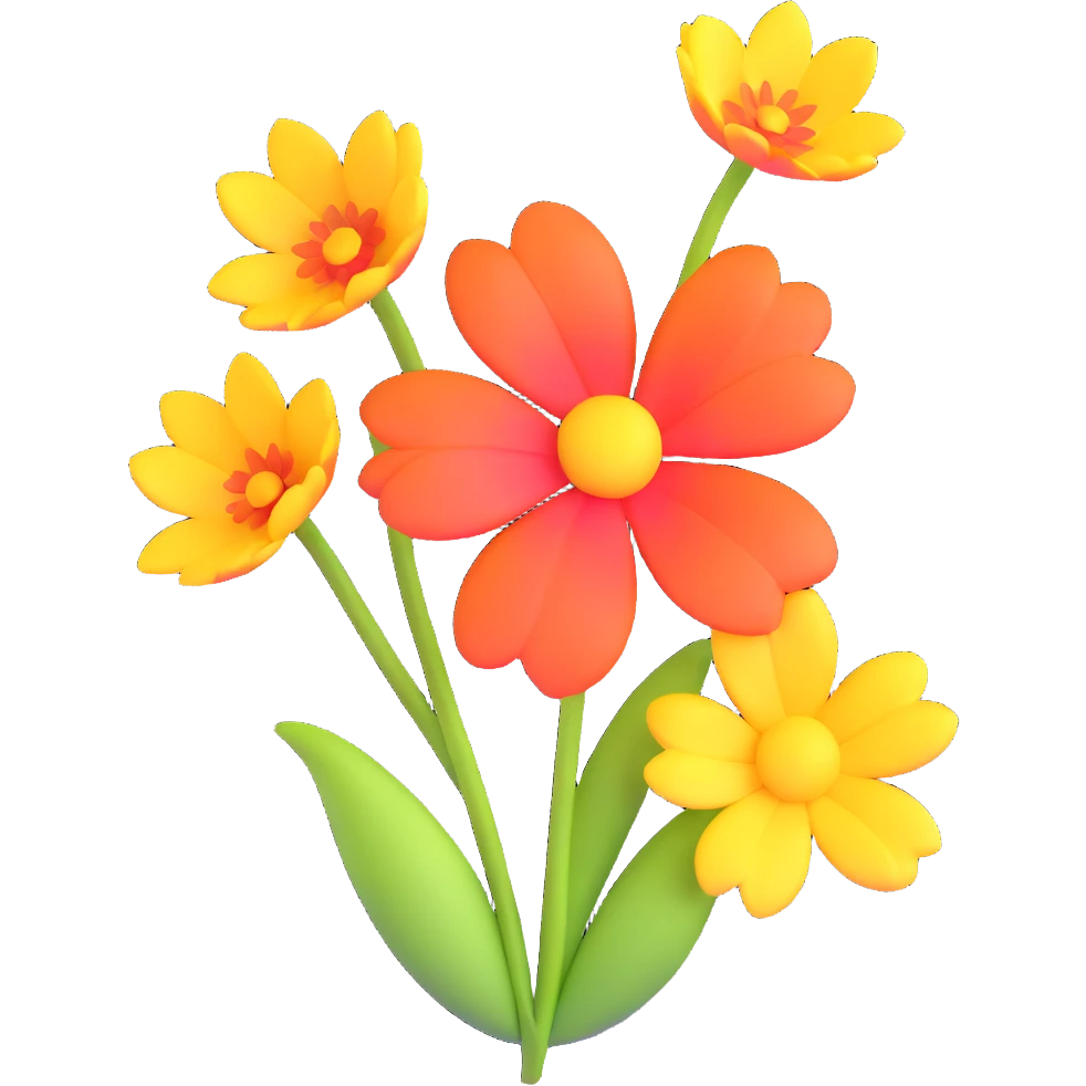 beautiful flower emoji