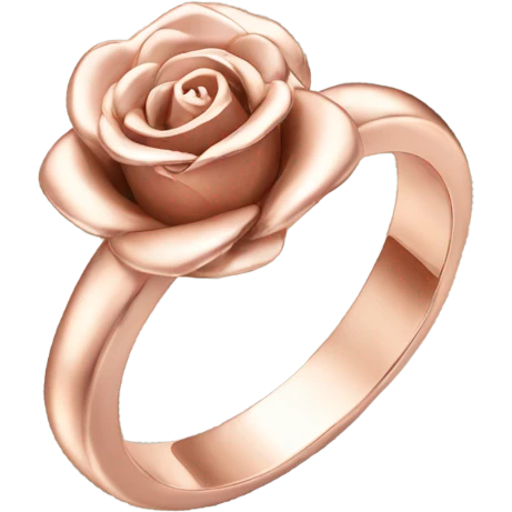 rose gold ring emoji