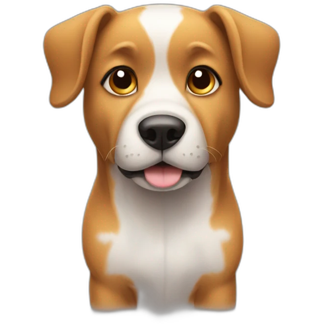 dog in gym  emoji