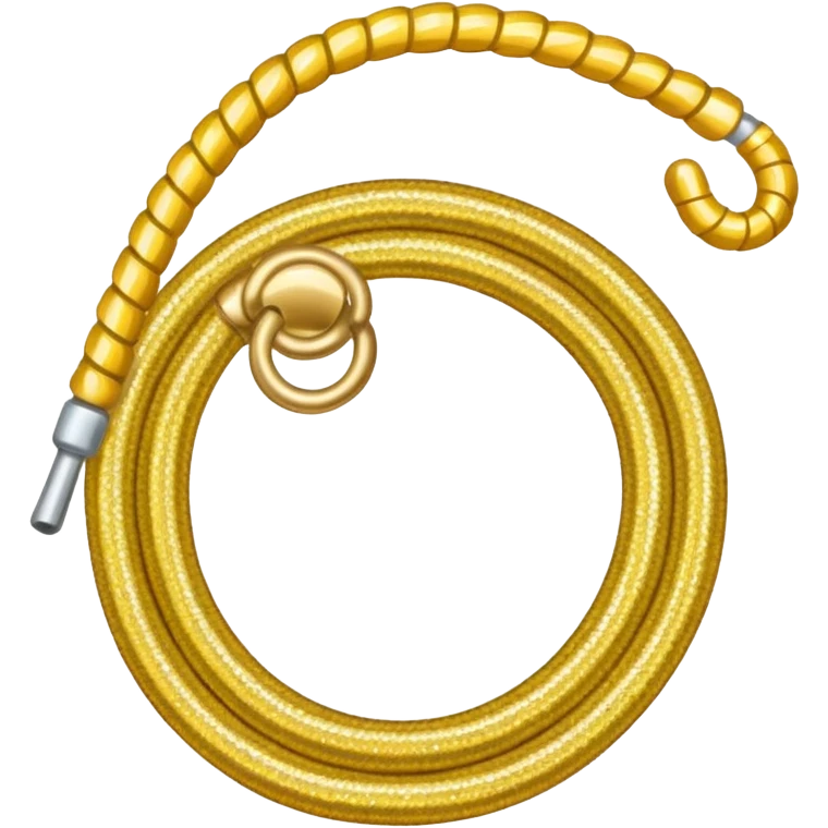 Glittery lasso emoji
