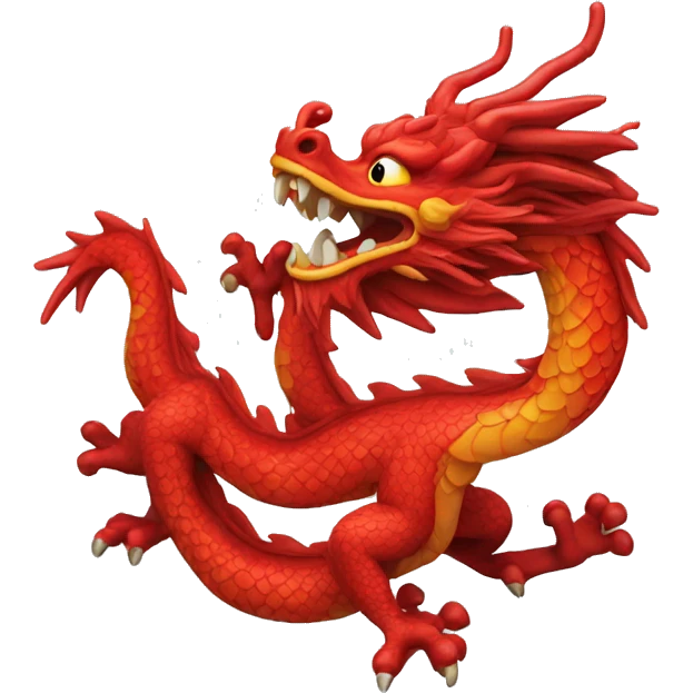 Red-Chinese-dragon emoji