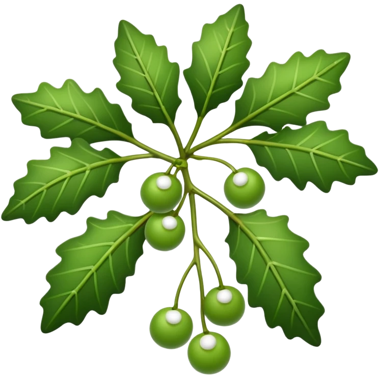 mistletoe  emoji