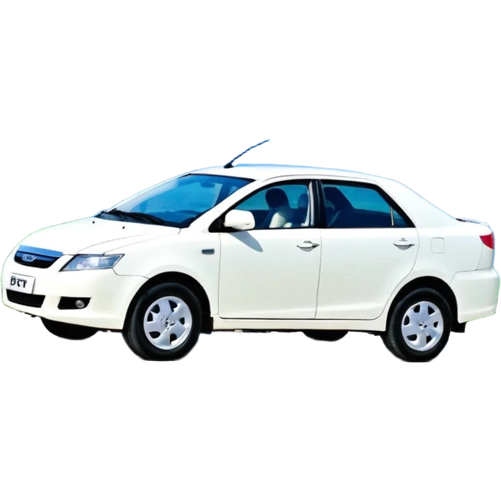 Изометрическая модель машины BYD, слегка мультяшная стилистика, прозрачный фон emoji
