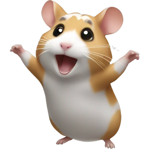 hamster cartwheeling emoji