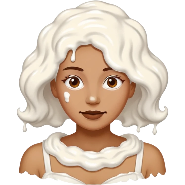 Female pie fight emoji