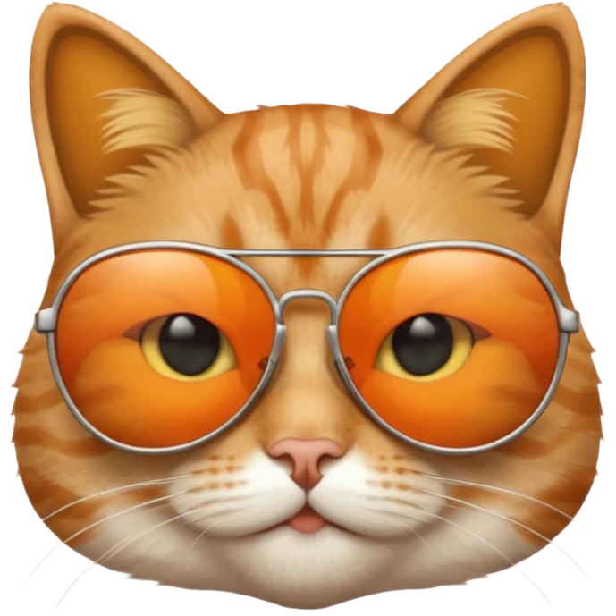 Cat wearing sunglasses emoji
