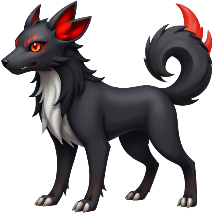 Houndoom-Mightyena-Pokémon-Fakémon-hybrid-creature emoji